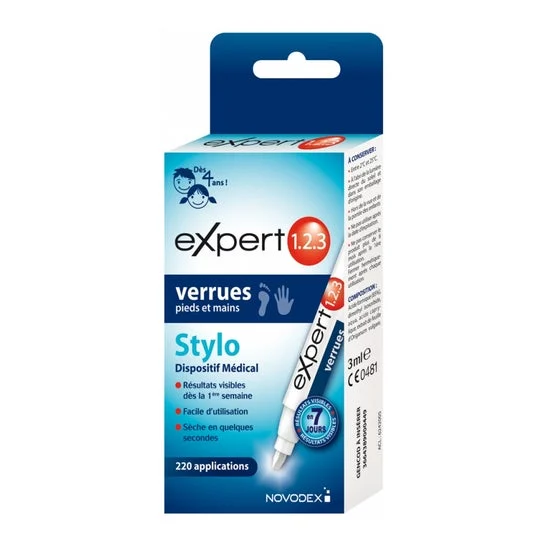 Novodex Expert 1 2 3 Verruche Piedi e Mani 3ml