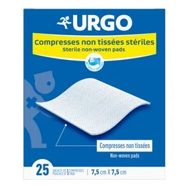 Urgo Compr St N Tiss 7,5X7,5 25Sach/2