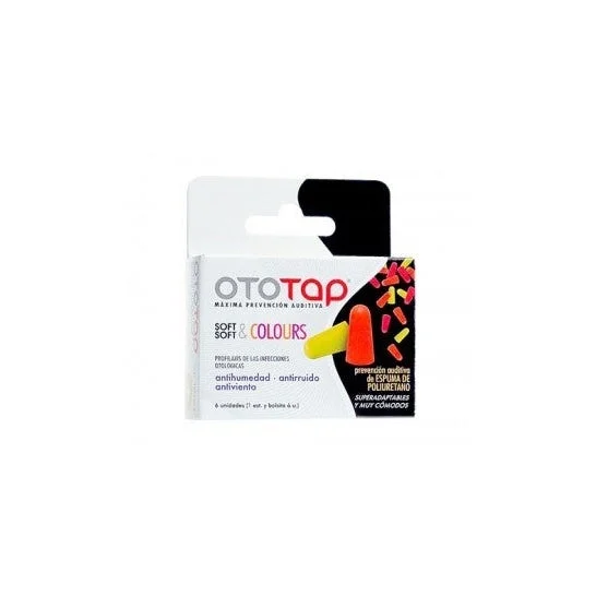 Ototap Inserti in poliuretano Soft & Colours 6 pz