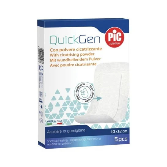 Pic Solution QuickGen Cerotto Cicatrizzante 10x12cm 5 Unità
