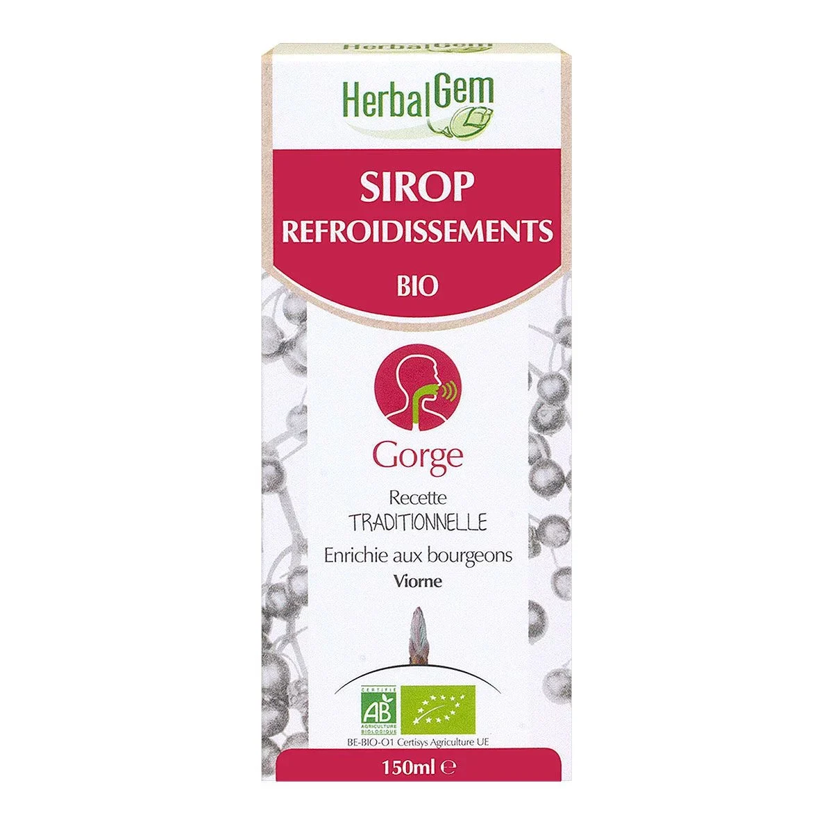 Herbalgem Sciroppo Lenitivo Gola Bio Gola 150ml