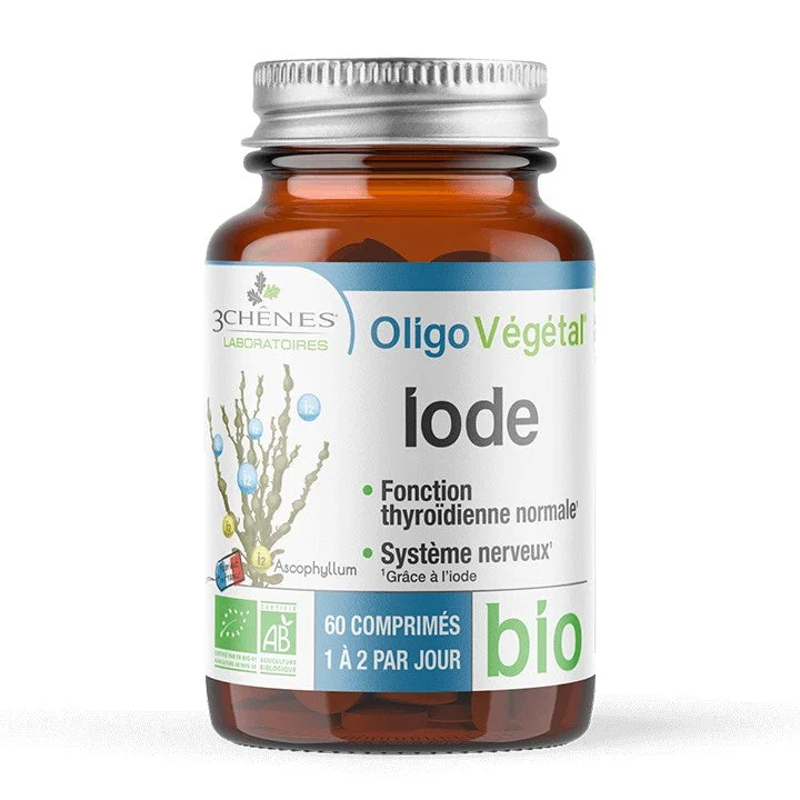3 Chênes OligoVegetali Iodio BIO 60 compresse