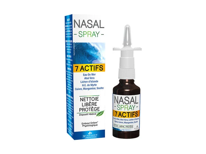 3 Chênes Spray Nasale 7 Attivi Deterge, Libera, Protegge 50ml