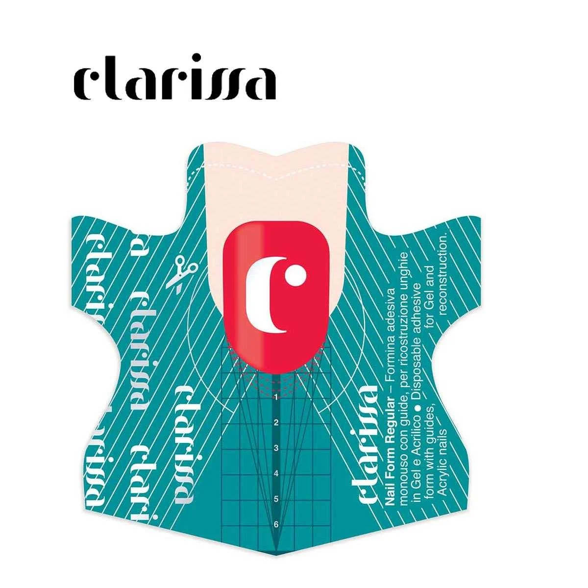 Clarissa Cartine Unghie forma regolare comode utili 100 pezzi Promozione
