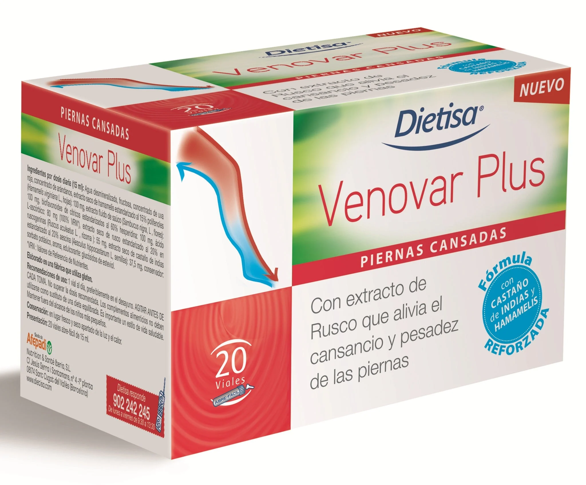 Dietisa Venovar Plus 20 fiale
