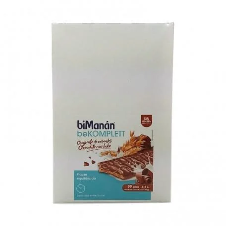 Bimanan Bimanan Bekomplett Latte al cioccolato croccante senza glutine 20 unità