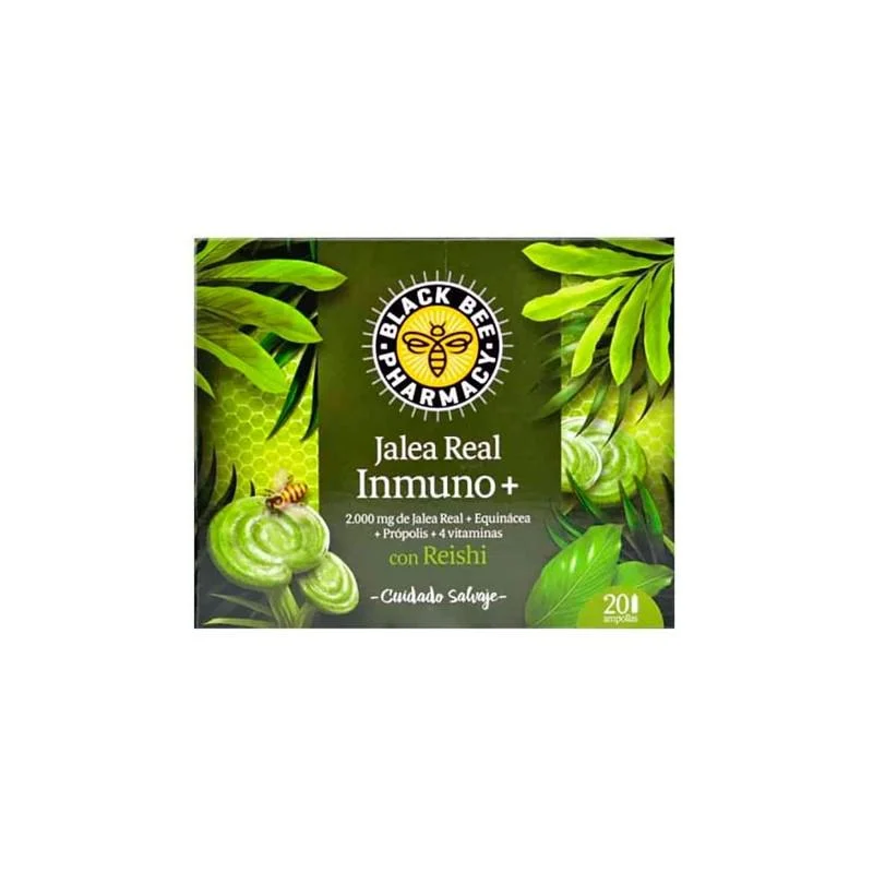 Black Bee Jalea Real Inmuno 20 Ampolle