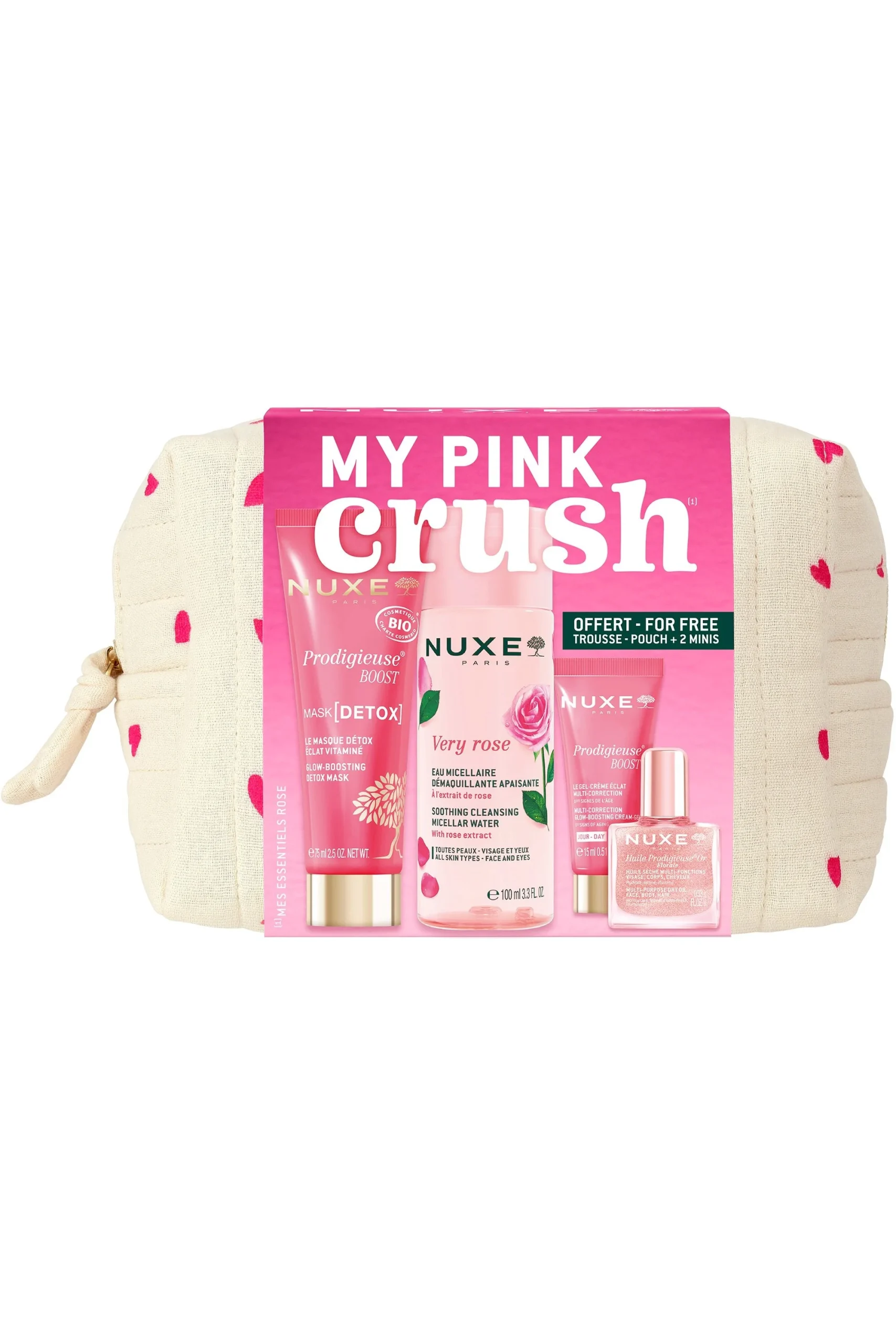 Nuxe Very Rose Trousse Mes Essentiels rosa