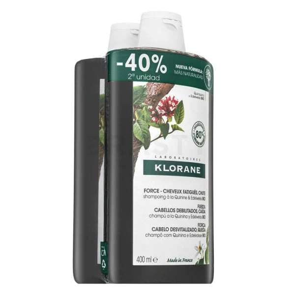 Shampoo Klorane Strength 2 x 400 ml