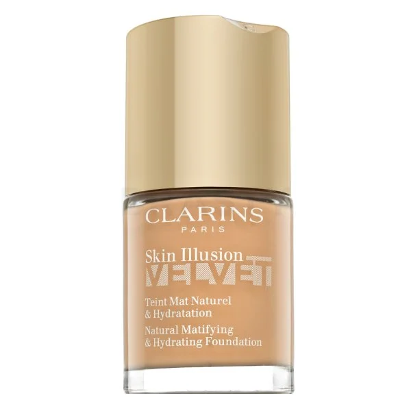Clarins Skin Illusion Velvet Natural Fondotinta opacizzante e idratante 108,5W Anacardi 30 ml