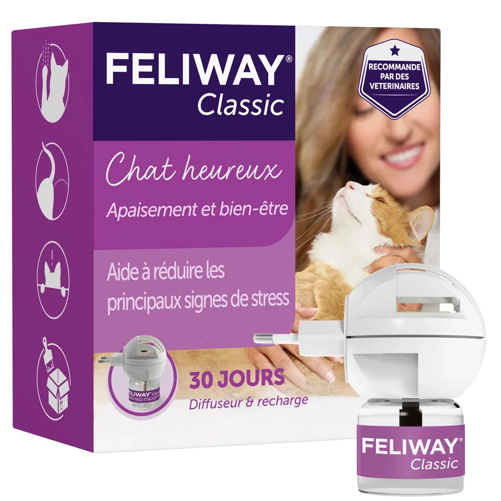 Feliway Diffusore elettrico di feromoni Classic + ricarica da 48ml incluso