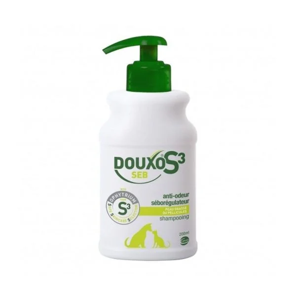 Ceva Douxo S3 Seb Shampoo Antiodore E Seboregolatore Pelle grassa o forfora 200ml