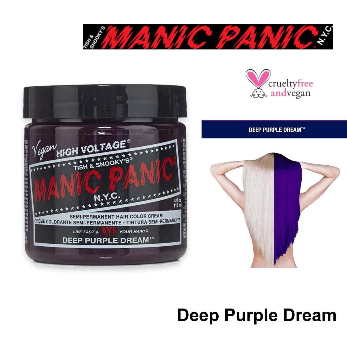 Manic panic high voltage deep viola dream