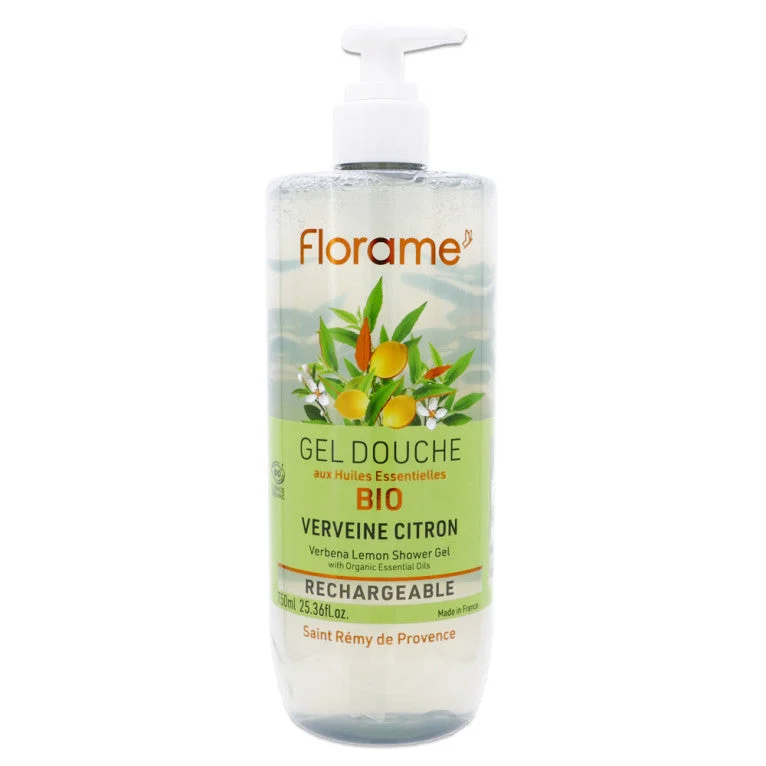 Florame Gel Doccia Verbena Limone Bio Ricaricabile 750ml