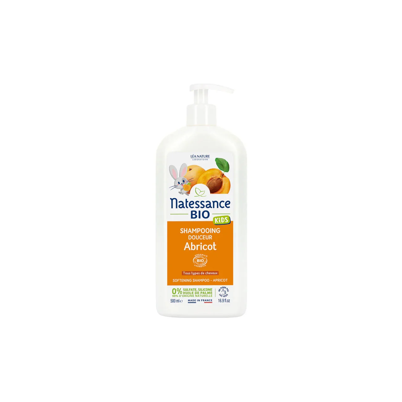 Natessance Bambini Shampoo All'albicocca 500 ml