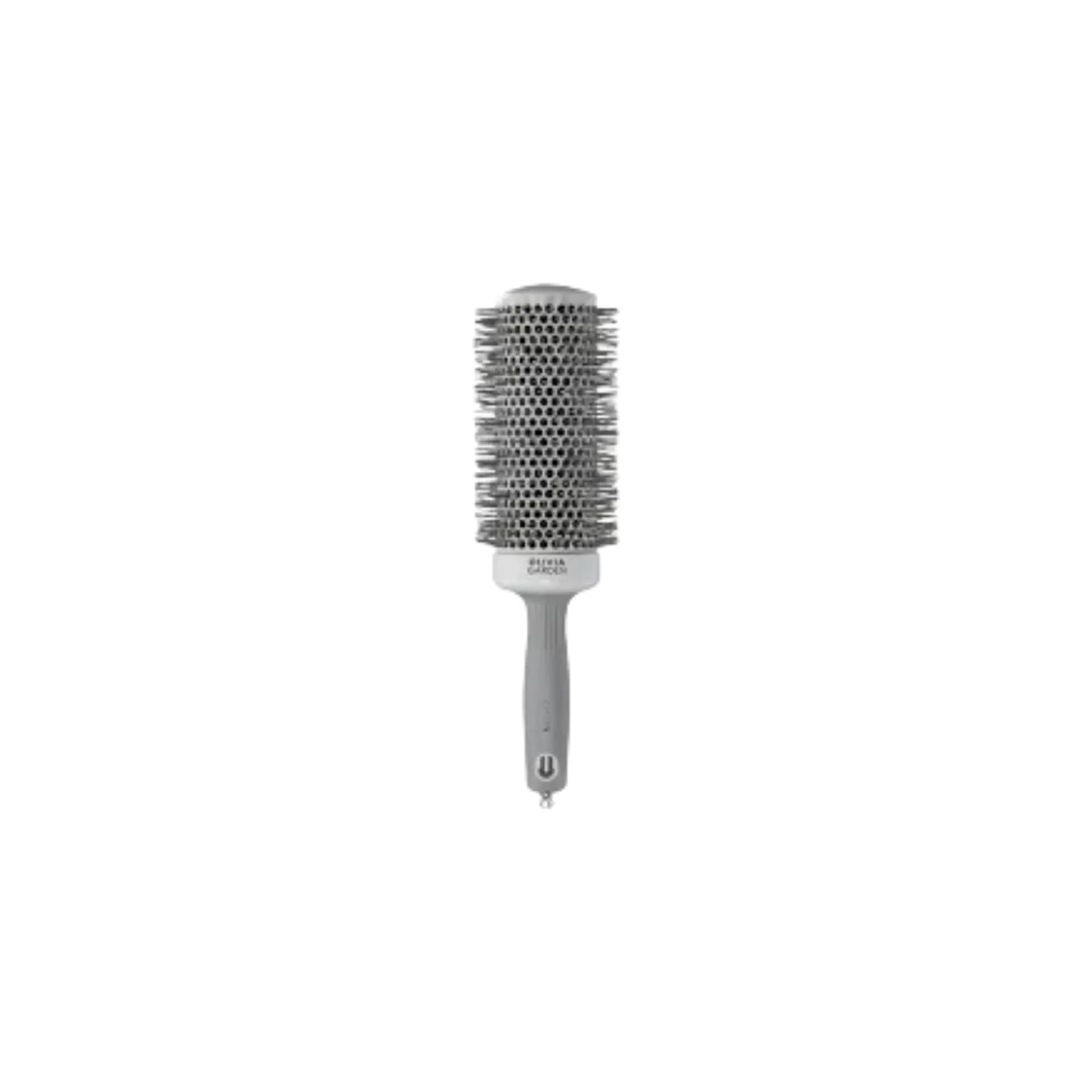 Olivia Garden Expert Blowout Speed Spazzola rotonda Setole ondulate Bianche e grigie 55 mm