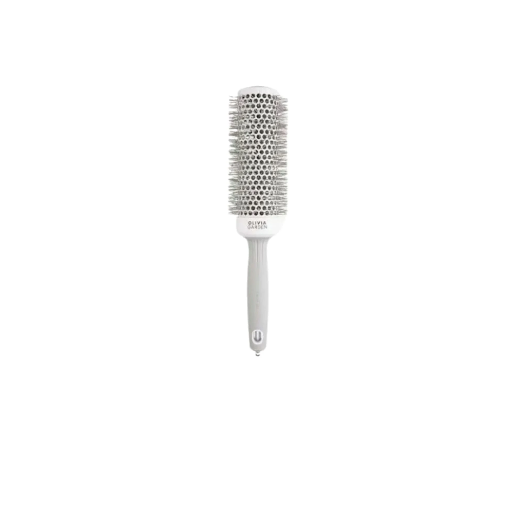 Olivia Garden Expert Blowout Speed Spazzola rotonda setole ondulate Bianco e grigio 35 mm