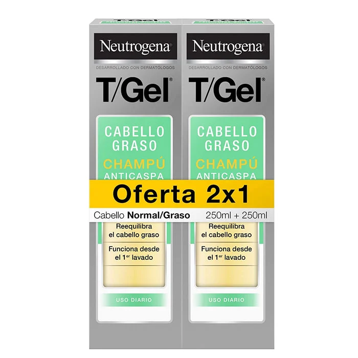 Shampoo Antiforfora Neutrogena T-Gel Capelli Grassi Normali 250ml