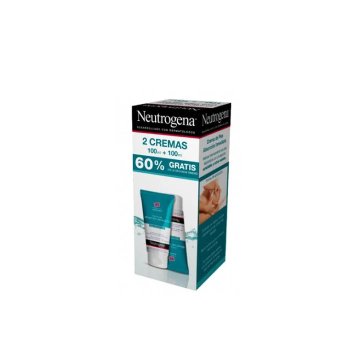 Neutrogena Crema Piedi Assorbimento Immediato 2x100ml