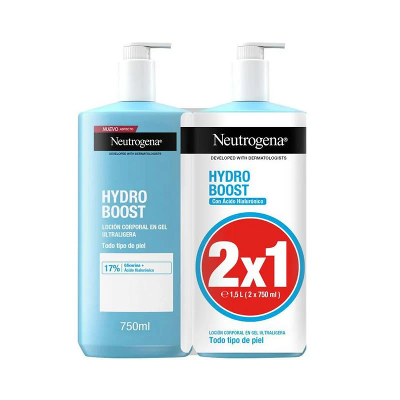 Neutrogena Hydro Boost Gel Lozione Idratante 2x750 ml