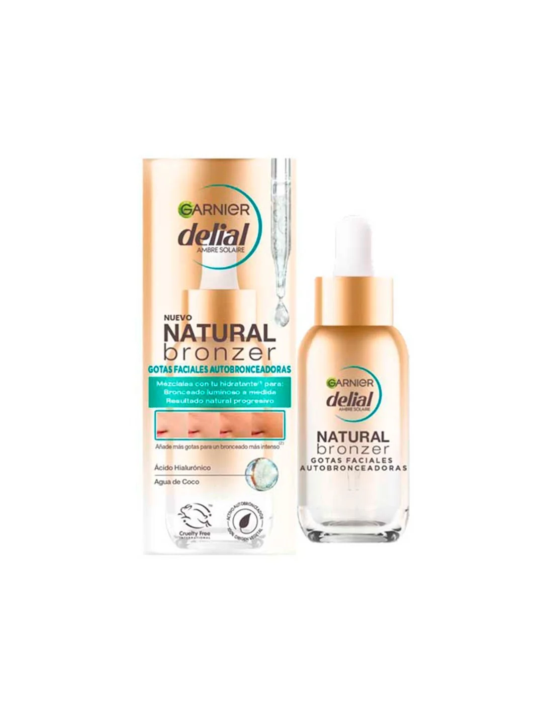 Delial Natural Bronzer Gocce Viso Autobrucianti 30 ml