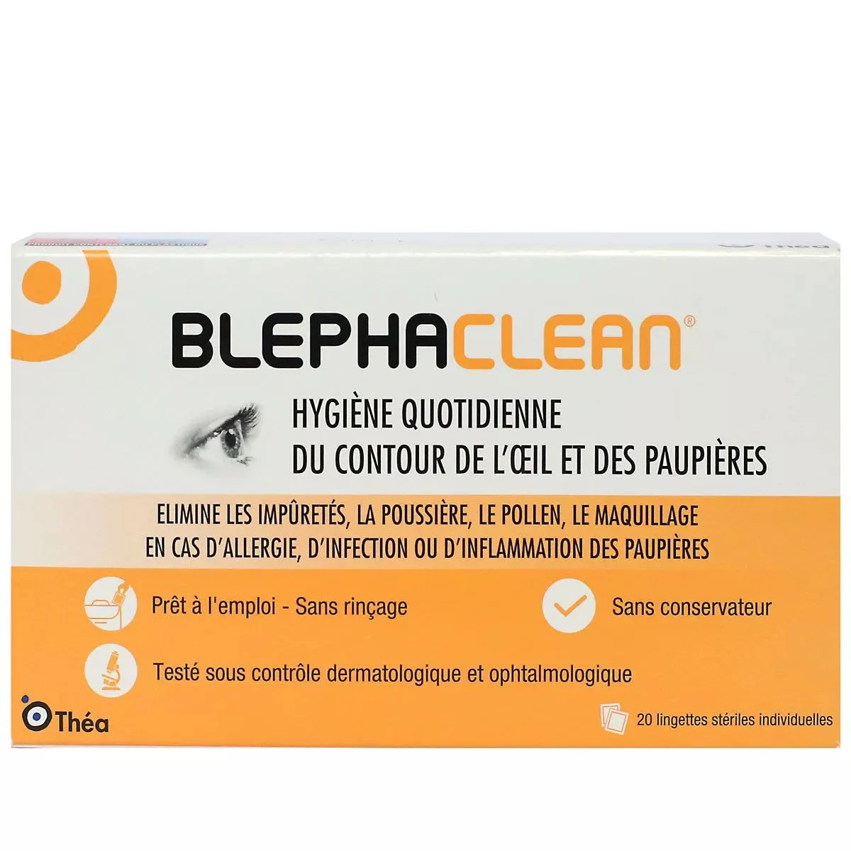 Blephaclean Igiene delle Palpebre Compresse Sterili x20