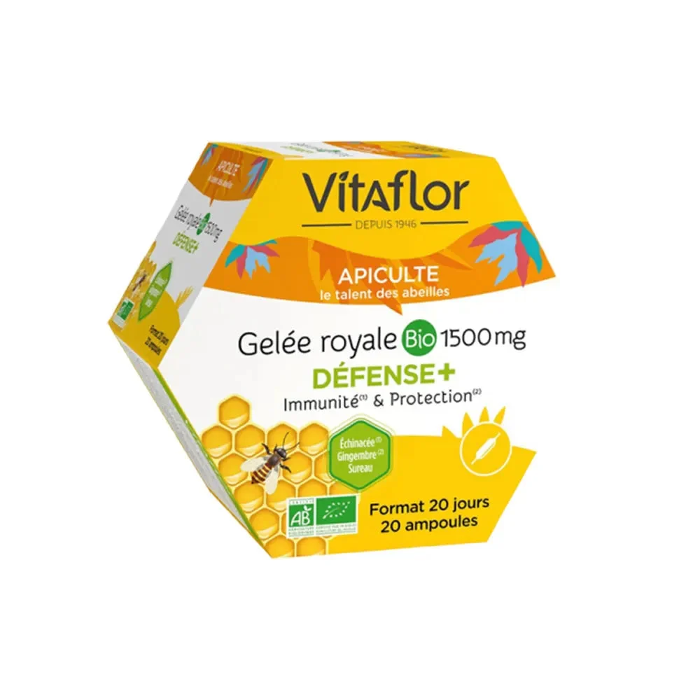 Vitaflor pappa reale Bio 20 fiale Defense+ 1500mg