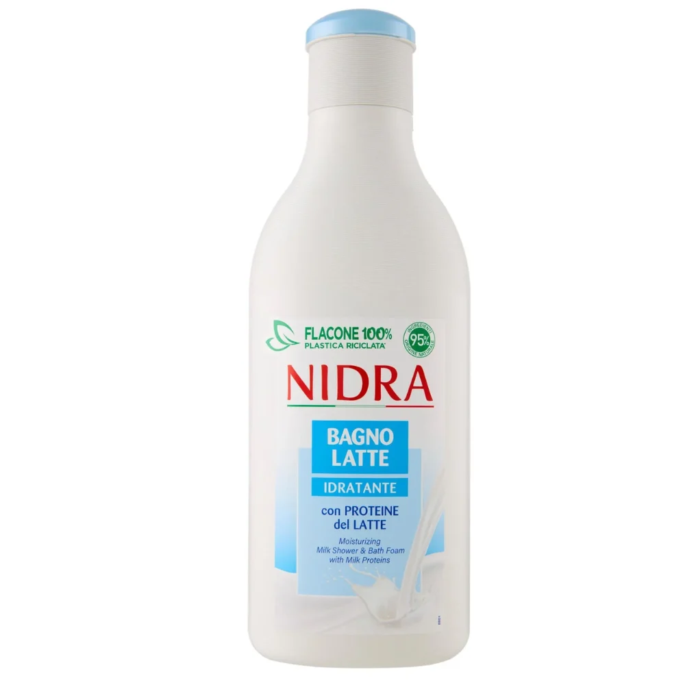 Nidra Bagno Latte Idratante Con Proteine Del Latte 750 ml