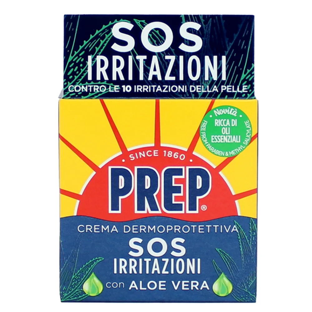 Prep crema dermoprotettiva SOS irritazioni aloe vera 75ml