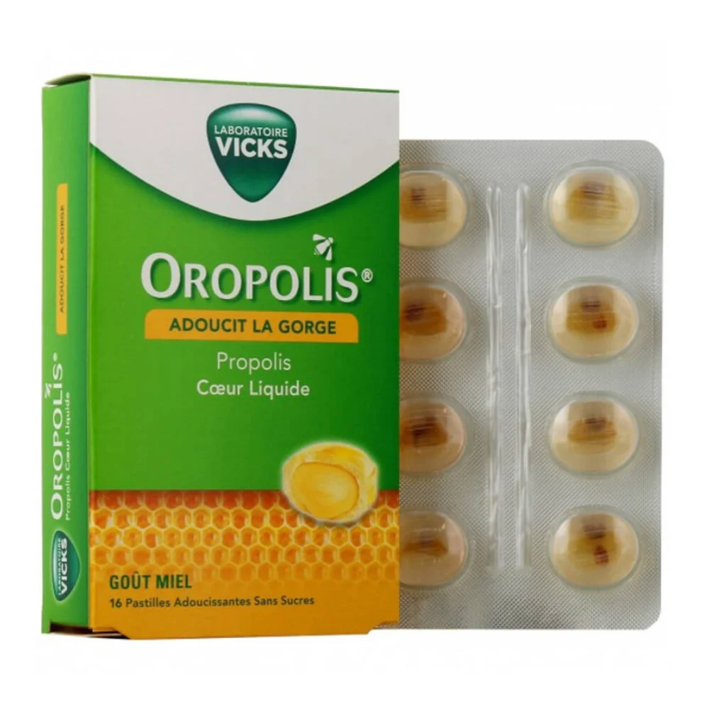 Mediflor Oropolis Propoli Cuore Liquido Gusto Miele 16 pastiglie