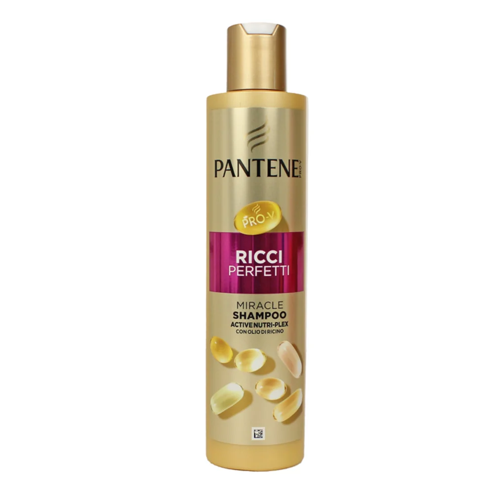PANTENE NUTRI PLEX MIRACLE SERUM SHAMPOO RICCI PERFETTI CON OLIO DI RICINO 250 ML