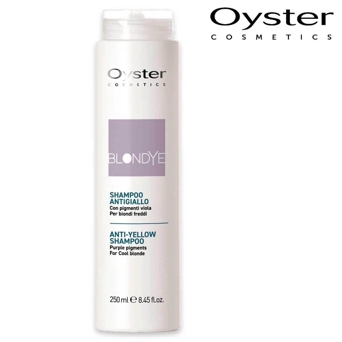 Oyster shampoo biondo antigiallo 250 ml.