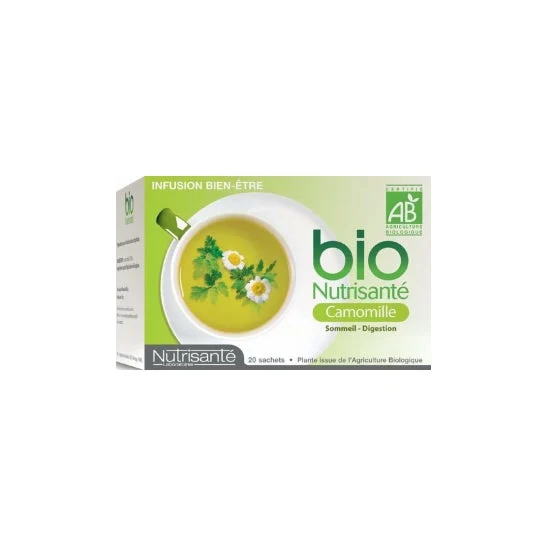 Nutrisant Organic Infusion Camomilla 20 Bustine di infusione biologica