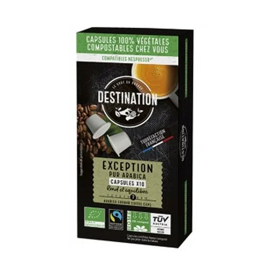 Destination Exception Pur Arabica Exception Bio 10 Unità
