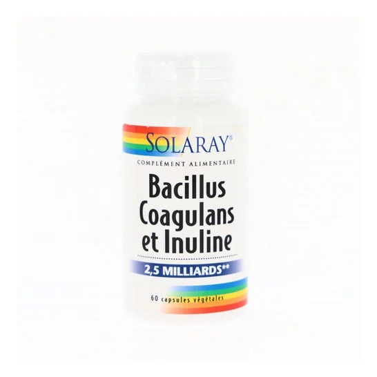 Solaray Bacillus Coagulans e Inulina 60caps