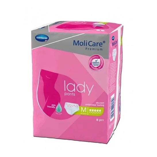 Molicare Lady Pants Talla M 5 Gotas 8 uds