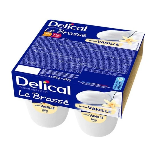 Delical Paquete de Pechos de Vainilla Hphc 4x200g