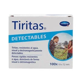 Tiritas Bluemetal Detectables 100uts
