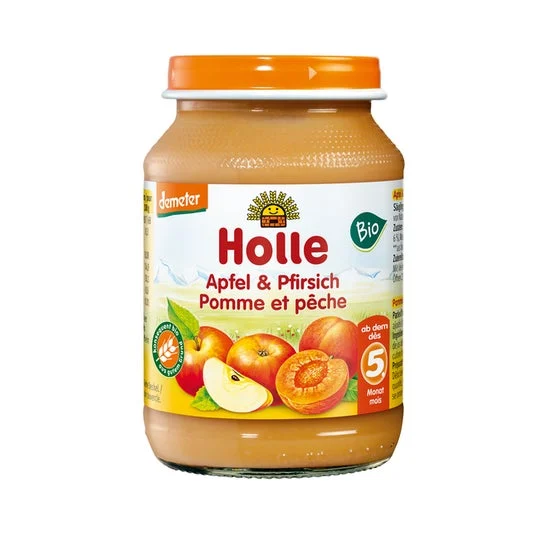 Holle Pure Apple Peach 190g