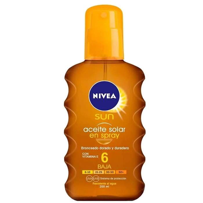 Nivea Olio Solare Spray Spray Spf 6 200ml
