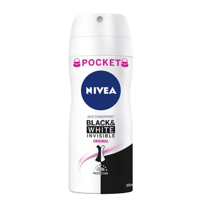 Nivea Black & White Invisible Original Deodorante Spray 100 ml