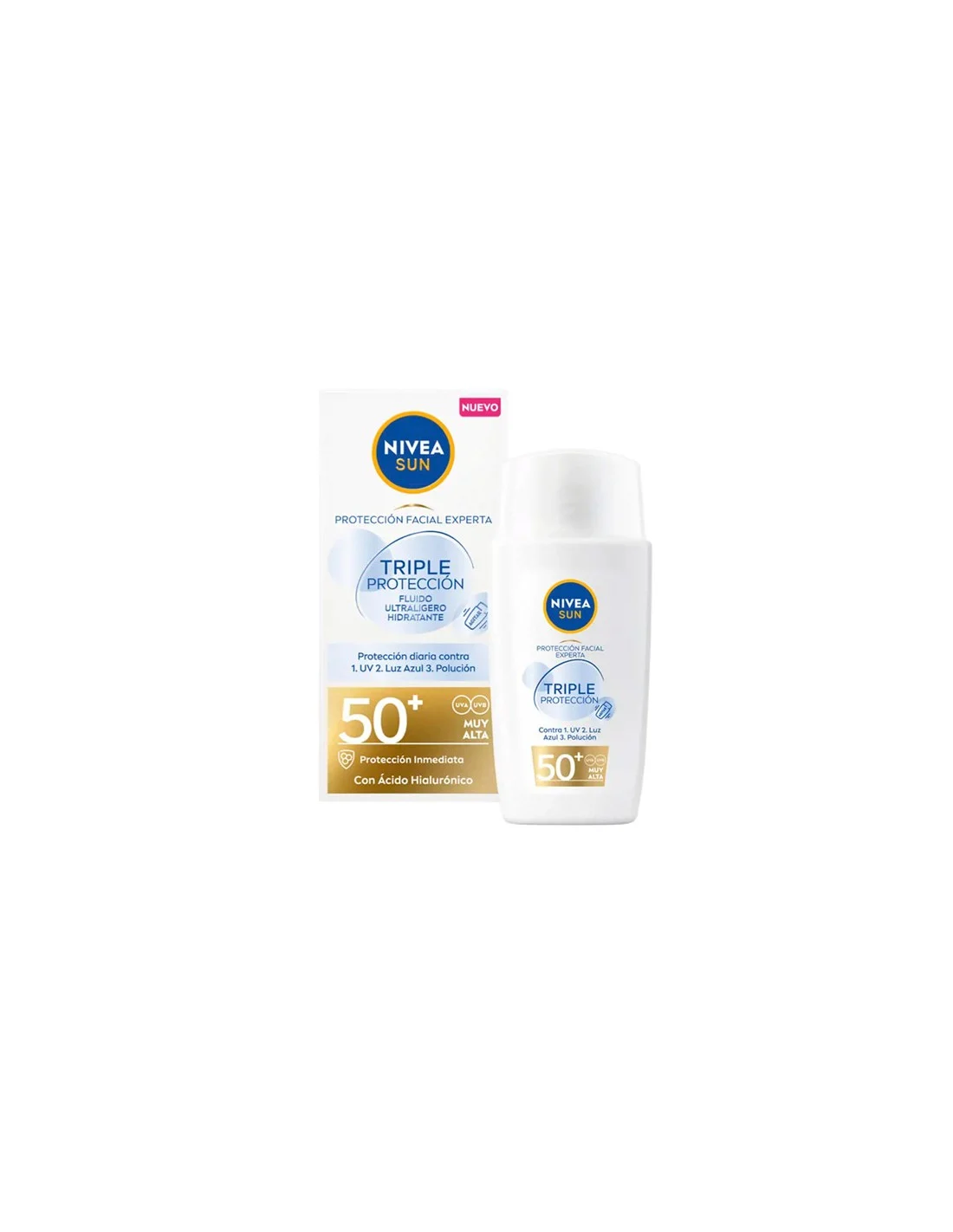 Nivea Sun Tripla Protezione Fluido Viso Ultraleggero Spf50 40ml