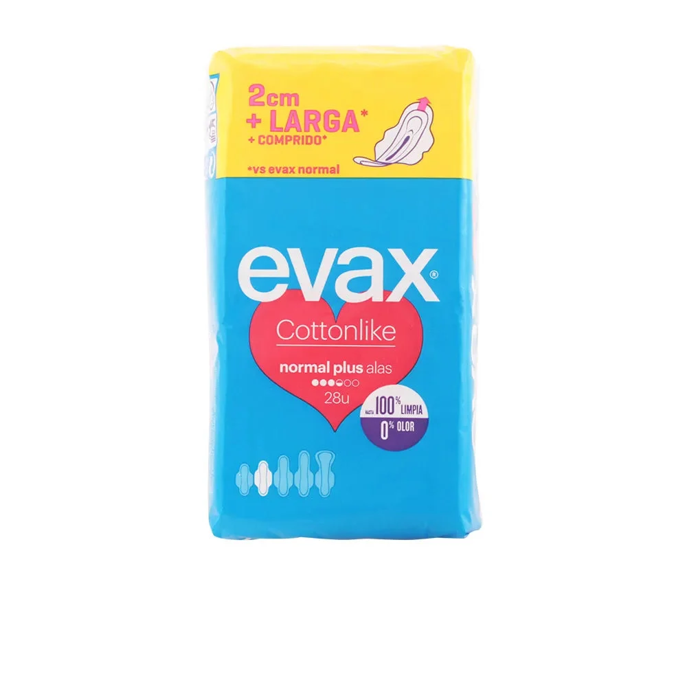 Evax Cottonlike Normal Plus Con Ali assorbenti Sanitari 28 Unità