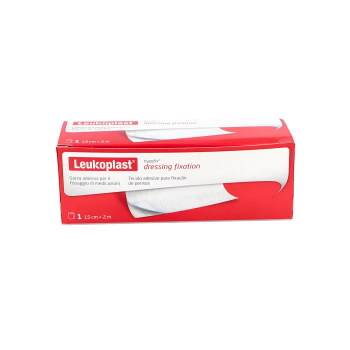 Fissaggio della medicazione Leukoplast Hypafix 15cmx2m 1ud