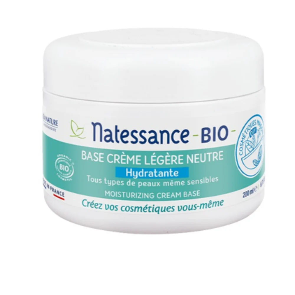 Natessance DIY Crema di Base Leggera , 200 ml