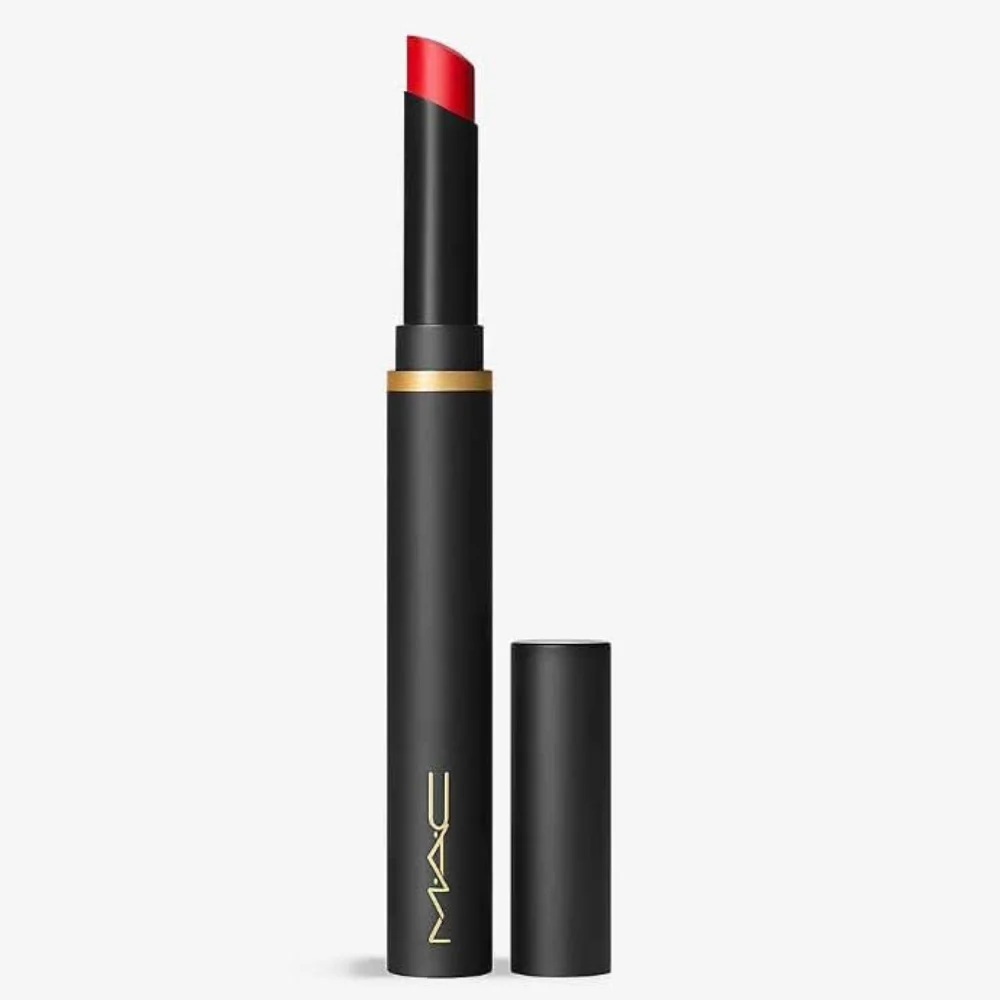 Mac cosmetics Rossetto Slim (Powder Kiss Velvet Blur Slim Stick) 2 g - Tonalità: Nutmeg Ganache