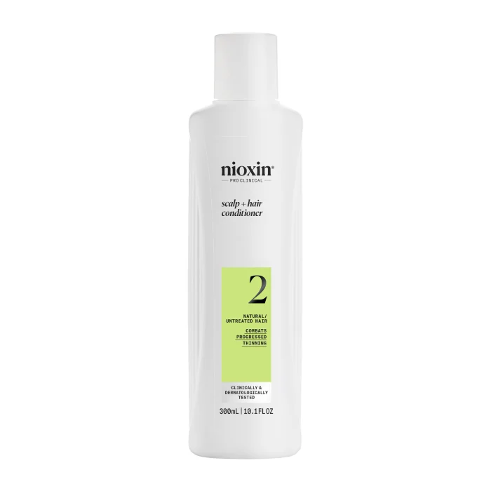 Nioxin Shampoo detergente per capelli fini naturali notevolmente diradamento System 2 (Cleanser System 2 ) - Volume: 300 ml