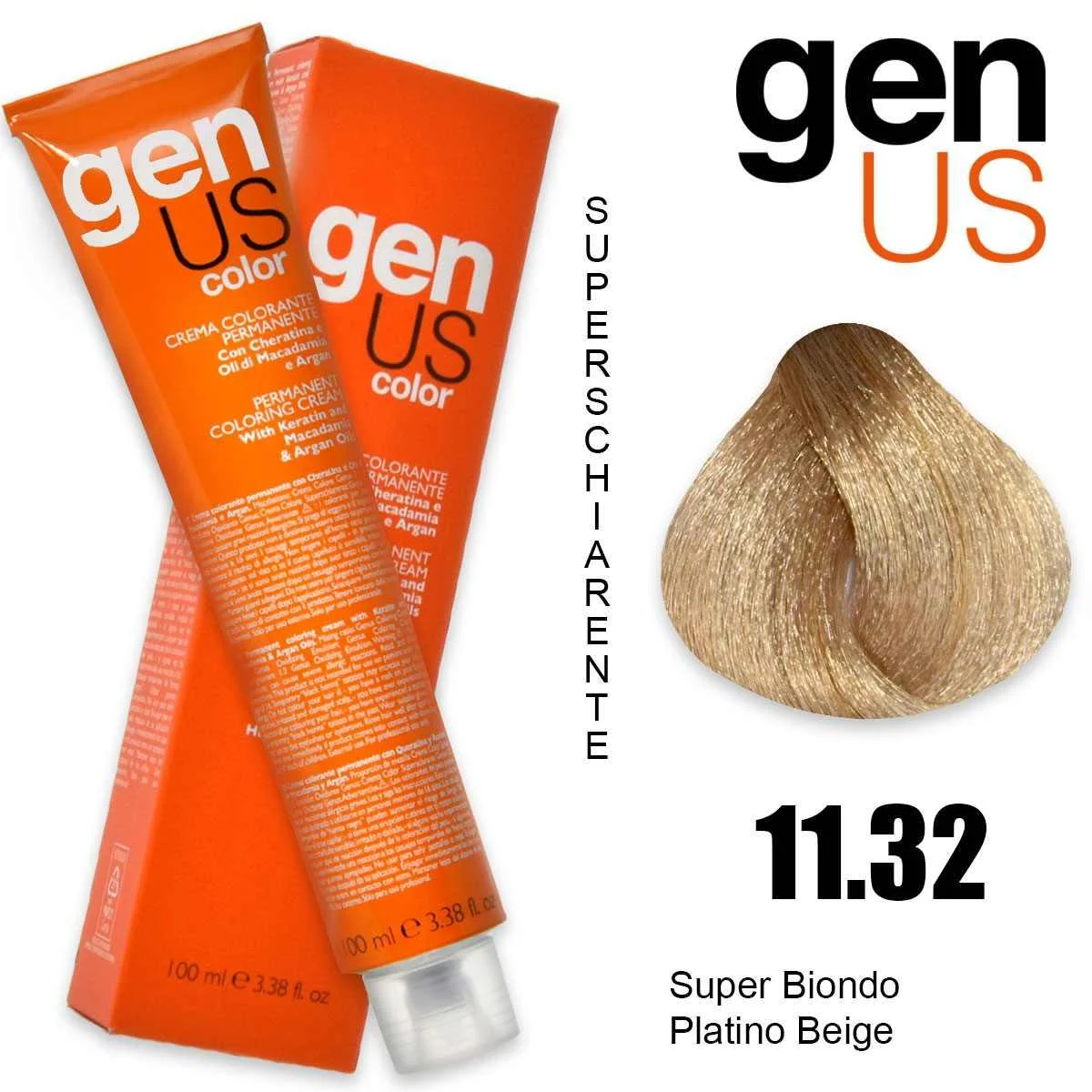 Crema colorante permanente Genus 100 ml 11,32
