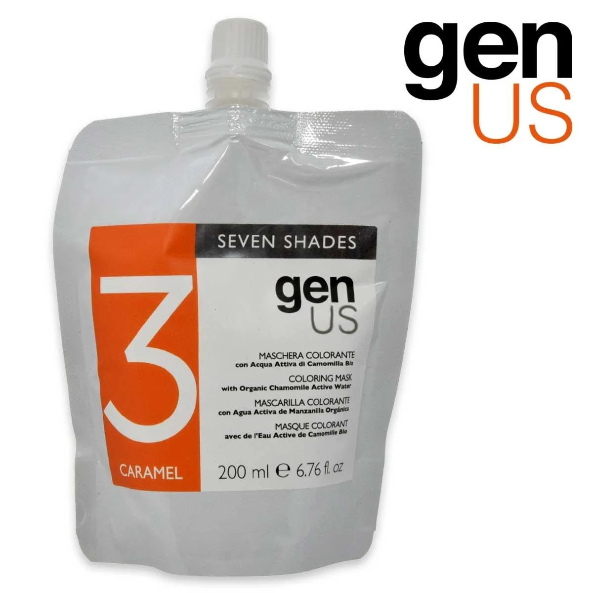Maschera colorante AL caramello Genus Seven Shades 3 200ml