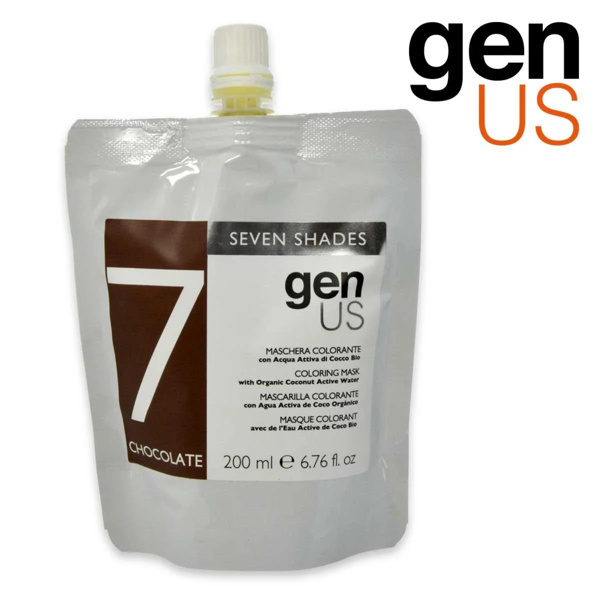 Genus Seven Shades maschera color cioccolato 7 200ml